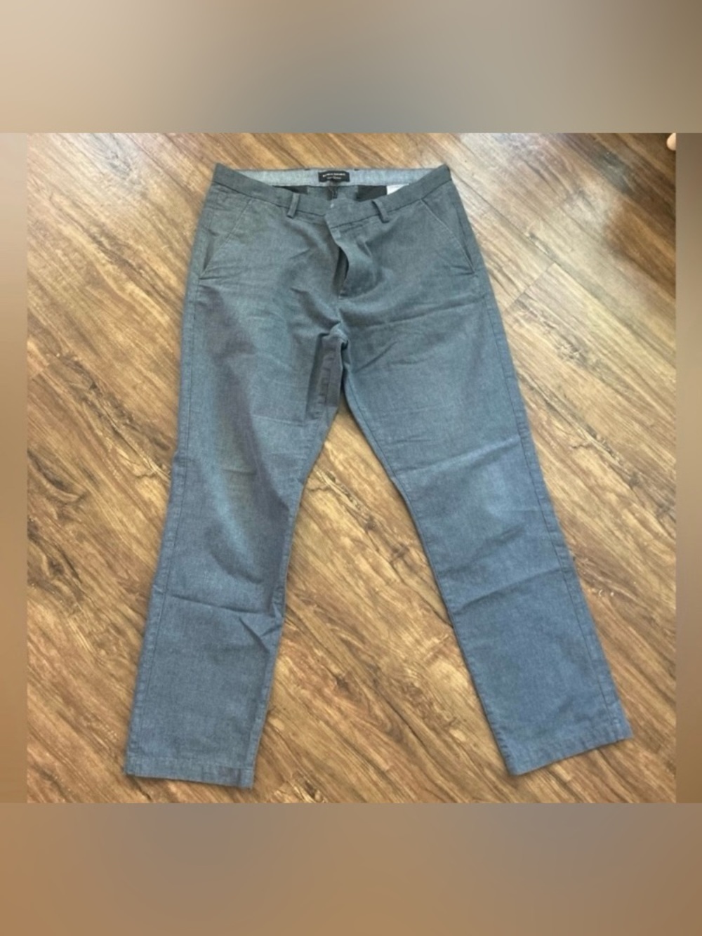 Banana Republic Kentfield Pant Men's Gray Dress Pants Size 35 x 32